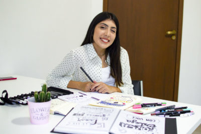Tipo Paty, a it girl do lettering